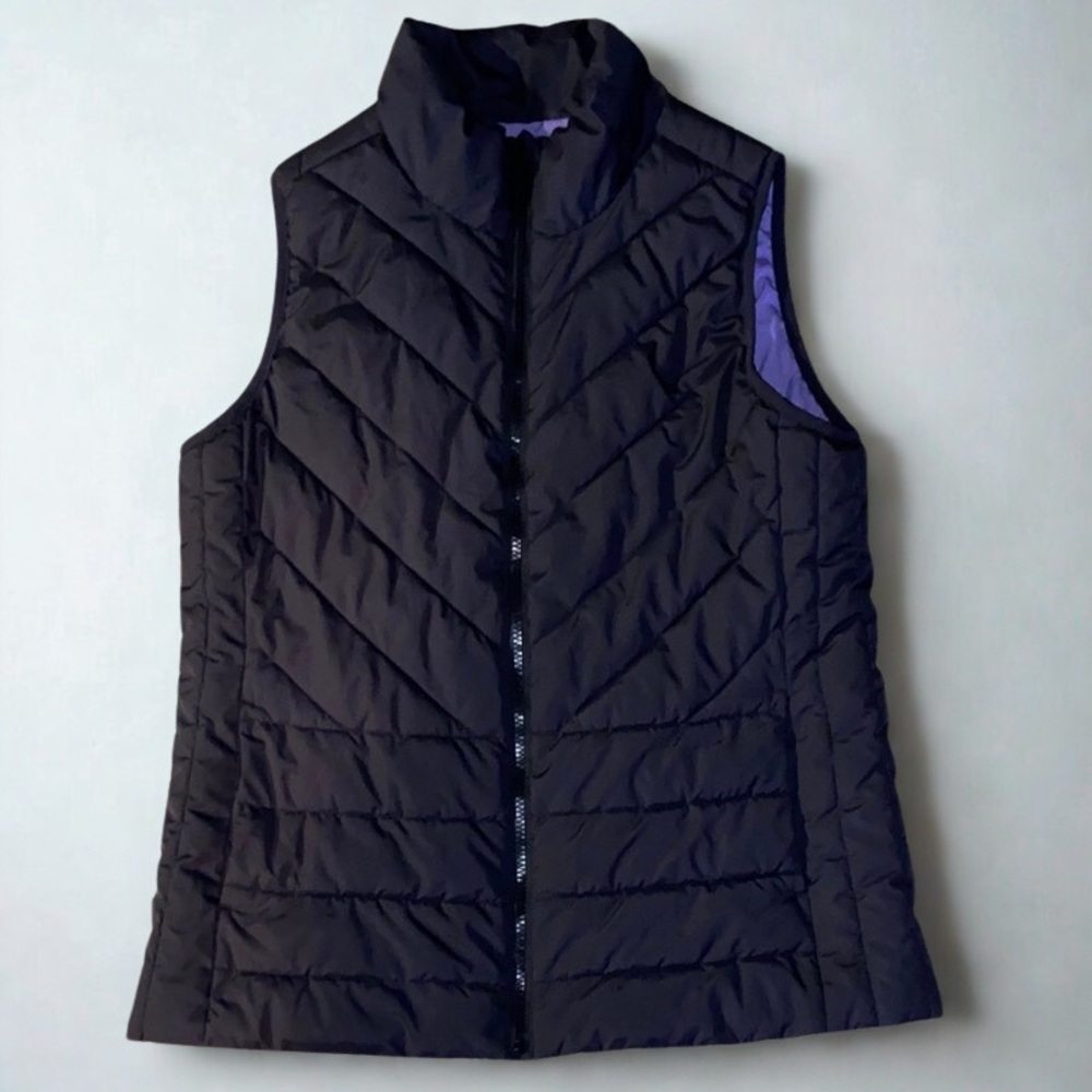 Market & Spruce Black Puffer Vest - Women’s Size Medium